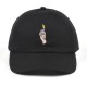 Custom cheap 6 panel design you own funny logo black 100% cotton dad hats cap